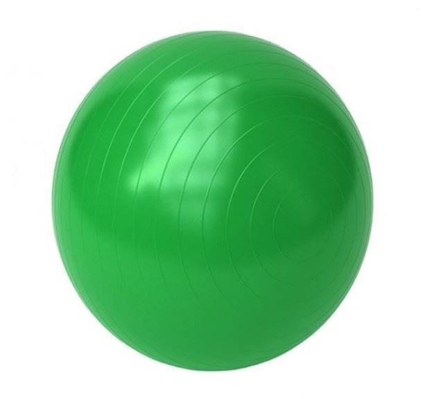 Piłka do rehabilitacji 55 cm zielona + pompka